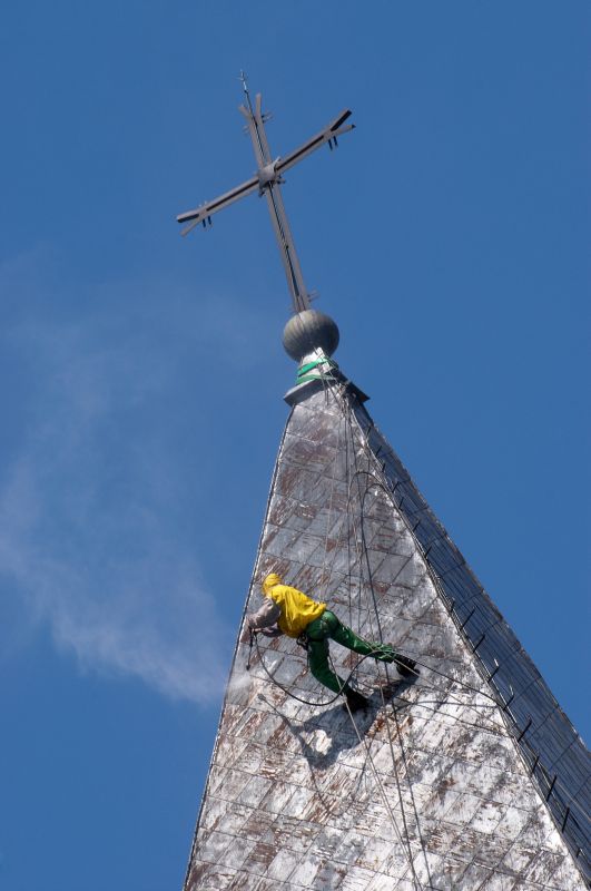 Church Gutter Cleaning